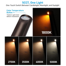 ALP16 12-Pack 5W 5CCT 1800K/2700K/3500K/4000K/5000K or Single-Color 3000K Warm White Integrated LED Landscape Pathway Light Package, 12V Low Voltage Side Lit Path Lights
