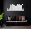 Pittsburgh Skyline Metal Wall Art – Pennsylvania City Urban Home & Office Decor
