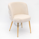 NADOR White Accent Chair