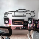 Mustang GT500 Detailed Metal Car Wall Art - NC1059
