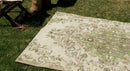 Vintage Handmade Unique Rug  4'8'' X 6'7''