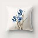Blue Flowers Cushion Covers