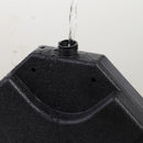 Ainfox 220 lb Weighted Umbrella Base Fillable Patio Umbrella Stand Waterproof Holder 4 Pack Weights Black