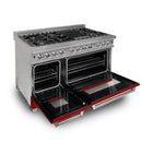 ZLINE 48" Bundle Range RAS-RM-48 & Range Hood 8654RM-48, 2KP-RASRMRH48