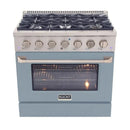 Kucht 36” Pro-Style Kitchen Dual Fuel Range - KDF362/LP-LB