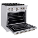 ZLINE 30" Select Gas Range Convection Gas Oven Stainless Steel HGR30