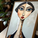 Serene Graze Figurative Impasto Wall Art