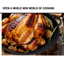 12,68 quart Combo Cooker Cauldron Asian Kazan with a Frying Pan Lid Dutch Oven