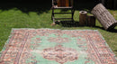 Vintage Handmade Unique Rug  5'10'' X 9'3''