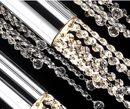 Hanging Crystal Light Fixture for Lobby, Staircase, Stairwell