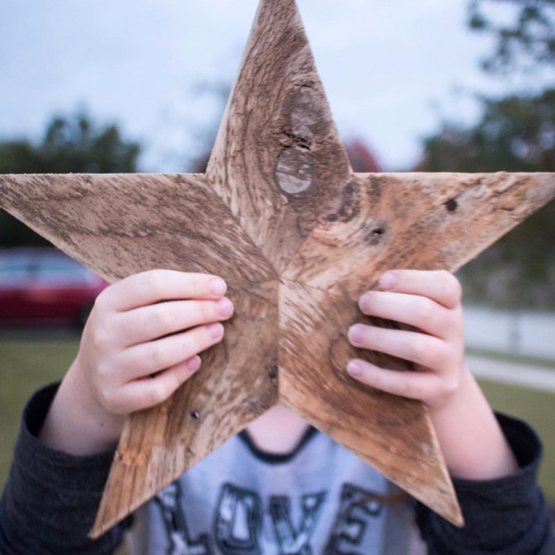 Reclaimed Pallet Wood Stars