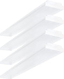 4Ft LED Wraparound Shop Lights 6000K 4400 Lumens 4 Pack