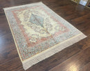 Karastan Rug 4x6, Pastel Ivory Kirman Rug