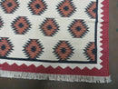 5' X 8' Hand Woven Wool Rug Contemporary Kilim Dhurrie Modern Oriental Area Rug
