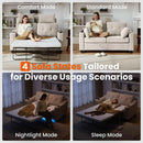 Full Size Corduroy Transformable Sofa Bed USBChargingPort