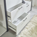 Fiona - Freestanding 3 Tower Closet System, 7 Shelf Walk-In - White