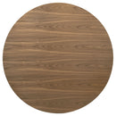 Crestmore 46-inch Round Wood Dining Table Walnut
