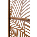 Outdoor & Indoor Privacy Screen Metal Privacy Screen 76' H×48' W, Freestanding Decorative Privacy Screen for Deck Balcony Patio, Privacy Fence Panels for Outside Lawn Garden PS111 BROWN
