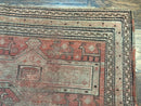 Antique Turkish Melas Rug 3x5, Geometric Carpet, 1920s Wool Rug, Bohemian Rug, Low Pile Rug, Tribal Rug