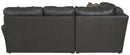 Denali - Italian Leather Match Sectional