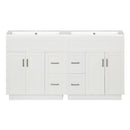 Bathroom Vanity With 2 Doors, 2 Drawers, Adjustable Shelf, Hidden Slides & Soft Close Hinges