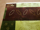 6' X 9' Modern Handmade Tibetan Nepal Wool & Silk Rug Decorative Abstract Gold