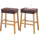 Rectangular Waterproof Stretch Bar Stool Covers 2 Pack