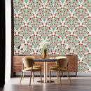 Voguish Red Poppies Wallpaper Fashionable