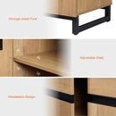 Oak 3 In 1 Modern Sideboard With Adjustable Shelf Unit