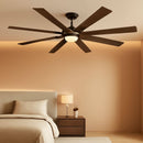 72 Inch Oil Rubbed Bronze Ceiling Fan With Lights Remote