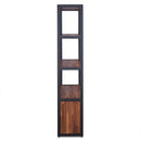 Sara - Bookshelf - Walnut & Sandy Black