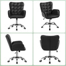 Ergonomic Office Chair 18.7 Inch Wide Seat Black Comfort