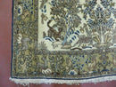 4' X 6 Handmade India Oriental Fine Pictorial Tree Of Life Wool Silk Rug Wow