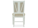 Heron Cove - Step Up Side Chair With Upholstered Seat & Back (Set of 2) - Chalk White