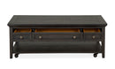 Westley Falls - Rectangular Cocktail Table With Casters - Graphite