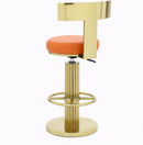 Modern Adjustable Counter Height Bar Stools with Back