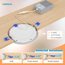 Six Inch Recessed LED Downlight 5CCT Dimmable
