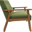 Mid-Century Modern Solid Loveseat Sofa Upholstered Linen Loveseat, 2-Seat Upholstered Loveseat Sofa Modern Couch