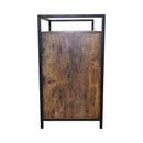 Rustic Brown Wooden Cat Litter Box Enclosure, Spacious Hidden Cat Litter Box with Scratching Mat Furniture for Bedroom, Bathroom, Living Room-31.9'x17.7'x31.4', 61 lbs
