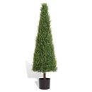 Topiary Tree Plant Potted Trees Decorations For Indoor Living Room Outdoor Tree Artificial Boxwood 120cm 2pcs/set
