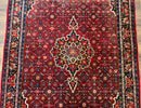 Antique Persian Rug 5x7, Red, Fine 260 KPSI, Bidjar Carpet
