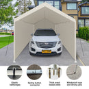 Carport, 12×20 Heavy Duty Portable Carport Garage Tent for Outdoor Storage Shelter white