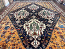 Antique Persian Bakhtiari Rug 14x19 – Rare Palace Size Carpet