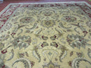 9' X 12' Vintage Handmade India Oriental Jaipur Quality Tea Wash Hand Knotted