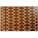 Outdoor & Indoor Privacy Screen Metal Privacy Screen 76' H×48' W, Freestanding Decorative Privacy Screen for Deck Balcony Patio, Privacy Fence Panels for Outside Lawn Garden PS112 BROWN