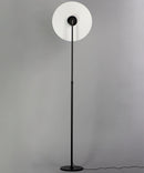 Radar 65"H 1-Light LED Floor Lamp Light Fixture Black and White Finish by ET2
