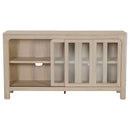 Solano Sliding Door Dining Sideboard Server Weathered Mango
