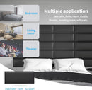 Peel And Stick Upholstered Headboard Wall Panels 12-Pack