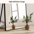 Full Length Mirror With Stand 34x76 Aluminum Frame