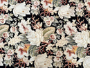 Palace Size Needlepoint Rug 13x17, Extra Large Wool Floral Handmade Carpet, European Design, Botanical